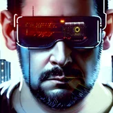 00040-2502982781-cyberpunk, armitage, closeup portrait of CharlyAmaralFace, brown buzzcut, cyborg, dramatic light, city background, sunset, dysto.png