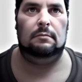 00090-1792318850-CharlyAmaralFace, black eye - patch, close - up portrait, plain white tshirt, powerfull, intricate, elegant, volumetric lighting.png