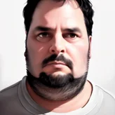 00104-1792318864-CharlyAmaralFace, black eye - patch, close - up portrait, plain white tshirt, powerfull, intricate, elegant, volumetric lighting.png