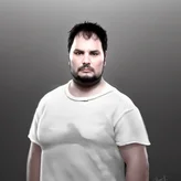 00117-1792318857-CharlyAmaralFace, black eye - patch, close - up portrait, plain white tshirt, powerfull, intricate, elegant, volumetric lighting.png