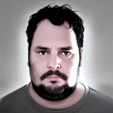 00122-1792318862-CharlyAmaralFace, black eye - patch, close - up portrait, plain white tshirt, powerfull, intricate, elegant, volumetric lighting.png