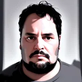 00142-1792318862-CharlyAmaralFace, black eye - patch, close - up portrait, plain white tshirt, powerfull, intricate, elegant, volumetric lighting.png