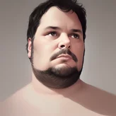 00419-1582818900-Portrait of a CharlyAmaralFace ranger sitting down, male, muscular, straight nose!!!, detailed face, handsome face, bare thighs!.png