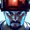 00036-2502982746-cyberpunk, armitage, closeup portrait of CharlyAmaralFace, brown buzzcut, cyborg, dramatic light, city background, sunset, dysto.png