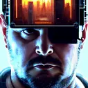 00044-2502982779-cyberpunk, armitage, closeup portrait of CharlyAmaralFace, brown buzzcut, cyborg, dramatic light, city background, sunset, dysto.png