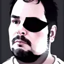 00157-1792318877-CharlyAmaralFace, black eye - patch, close - up portrait, plain white tshirt, powerfull, intricate, elegant, volumetric lighting.png